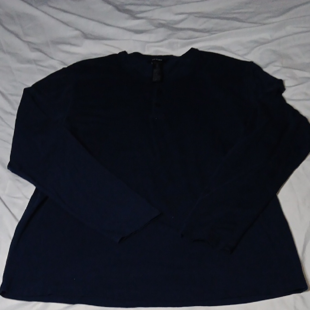 Velocity Navy Long Sleeve Shirt